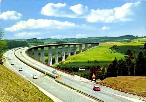 Ak Ruhrtalbrücke Mintard, Autobahn B 288 zwischen Essen und Düsseldorf