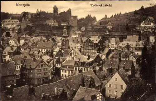 Ak Monschau Montjoie in der Eifel, Gesamtansicht