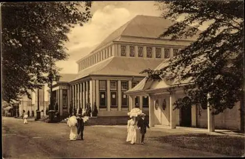 Ak Dresden Altstadt, Hygieneausstellung 1911, Herkules Allee, österreichischer Staatspavillon