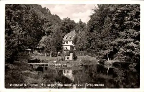 Ak Gimmeldingen Neustadt an der Weinstraße, Gasthaus Pension Talmühle