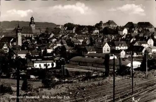 Ak Simmern im Hunsrück, Blick von der Eich