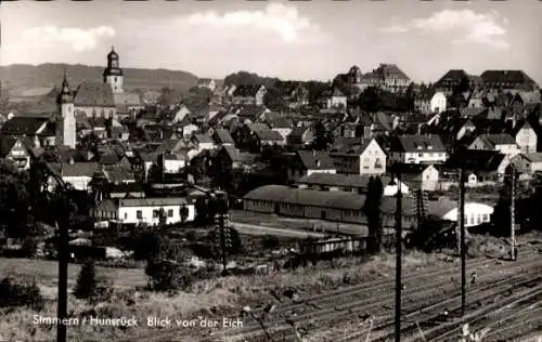 Ak Simmern im Hunsrück, Blick von der Eich