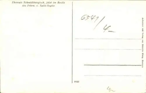 Ak Gemünden im Hunsrück, Schloss