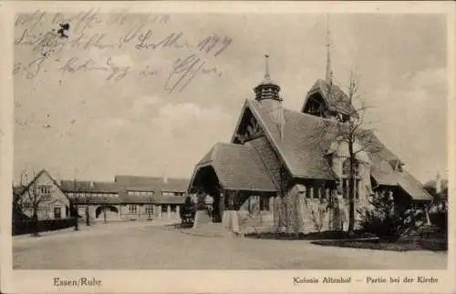 Ak Altenhof Essen Ruhrgebiet, Kirche