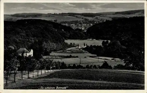 Ak Detmold am Teutoburger Wald, Gesamtansicht