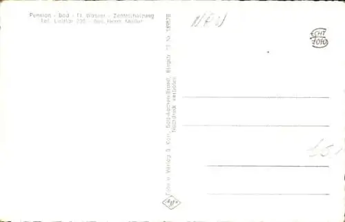 Ak Linde Lindlar im Oberbergischen Kreis, Gasthaus zum Lindenhof, Geselschaftsraum, Terrasse