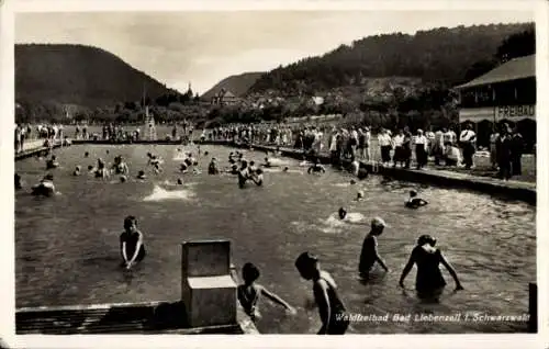 Ak Bad Liebenzell im Schwarzwald, Waldfreibad