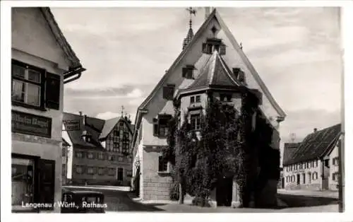 Ak Langenau in Württemberg, Rathaus