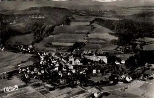 Ak Waldbreitbach an der Wied, Gesamtansicht, Sankt Antoniushaus, Sanatorium, Luftaufnahme