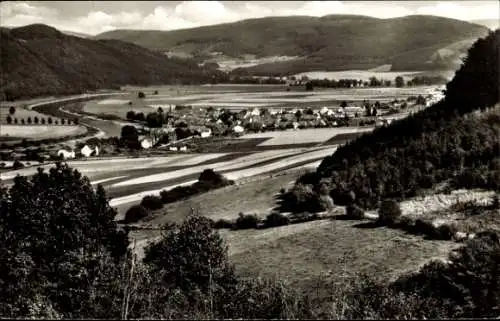 Ak Heinsen an der Weser, Panorama