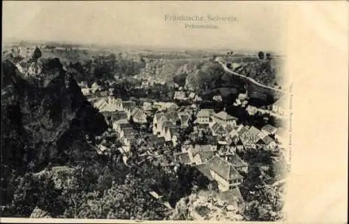 Ak Pottenstein in Oberfranken, Panorama, Fränkische Schweiz