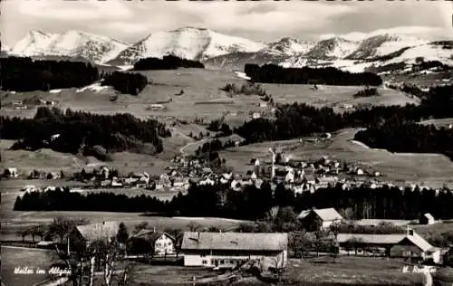 Ak Weiler Simmerberg im Allgäu, Panorama