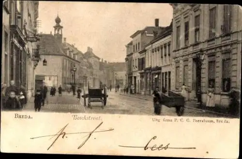 Ak Breda Nordbrabant Niederlande, Nieuwe Boschstraat