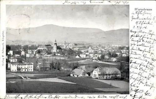 Ak Cieplice Śląskie Zdrój Bad Warmbrunn Riesengebirge Schlesien, Panorama