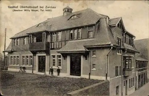 Ak Oberhohndorf Zwickau in Sachsen, Gasthof Oberhohndorf