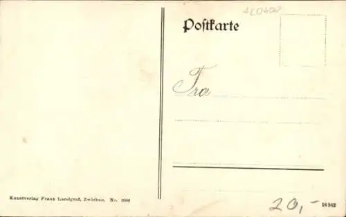 Ak Mosel Zwickau in Sachsen, Straßenpartie, Gebäude