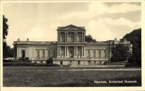 Ak Haarlem Nordholland Niederlande, Kolonialmuseum