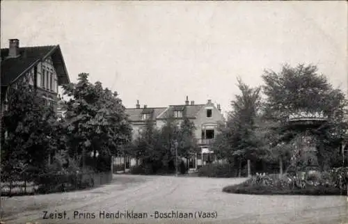 Ak Zeist Utrecht Niederlande, Prins Hendriklaan, Boschlaan, Vaas