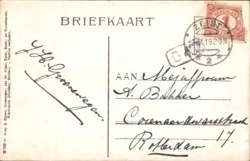 Ak Zeist Utrecht Niederlande, Prins Hendriklaan, Boschlaan, Vaas