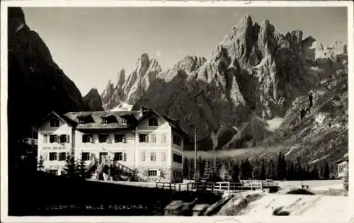 Ak Valle Fiscalina Südtirol Italien, Hotel Dolomiti, Gebirge, Dolomiten