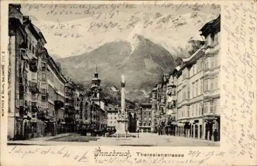 Ak Innsbruck in Tirol, Theresienstraße