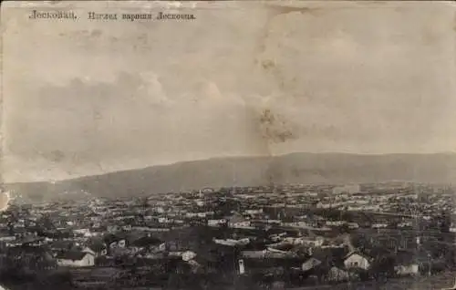 Ak Lespoša Lescovac Serbien, Panorama, 11 Armee