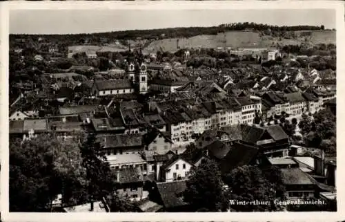 Ak Winterthur Kt. Zürich Schweiz, Gesamtansicht