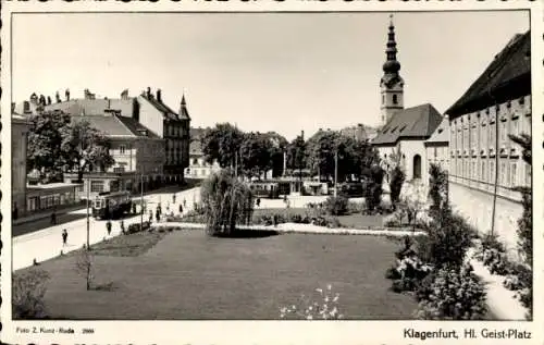 Ak Klagenfurt am Wörthersee Kärnten, Hl. Geist Platz