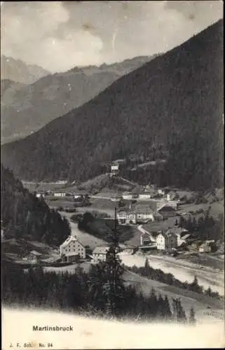 Ak Martinsbruck Graubünden, Teilansicht