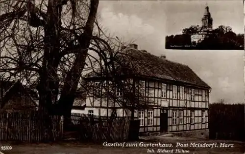 Ak Meisdorf Falkenstein im Harz, Gasthof zum Gartenhaus