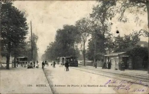 CPA Rueil Hauts-de-Seine, Avenue de Paris, Station