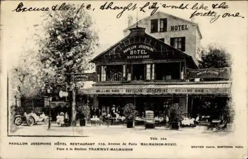 Ak Rueil Malmaison Hauts de Seine, Pavillon Josephine, Hotel, Restaurant