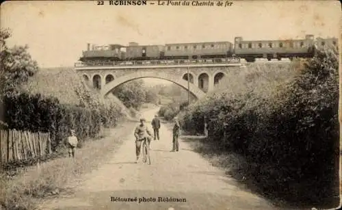 CPA Robinson Hauts de Seine, Pont du Chemin de fer