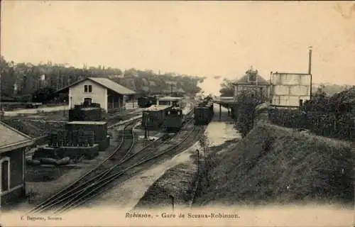 Ak Robinson Hauts de Seine, Bahnhof  E. Dagurno, Sceaux