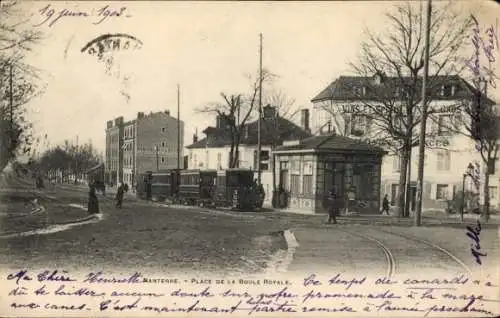 Ak Nanterre Hauts de Seine, Boule Royale Platz