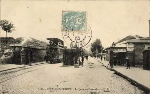 CPA Levallois Perret Hauts de Seine, La Porte de Courcelles