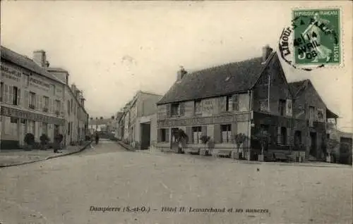 Ak Dampierre Seine-et-Oise Yvelines, Hotel H. Lemarchand