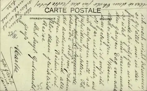 Ak Enghien les Bains Val d'Oise, Gare