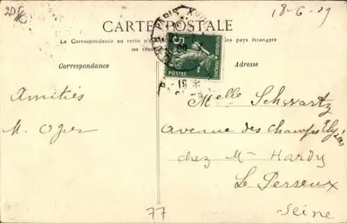 Ak Forêt de Fontainebleau, La Chasse à Courre, Hetzjagd