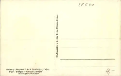 Ak Goslar am Harz, Ehrenmal der Goslarer Jäger