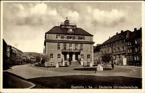 Ak Glashütte in Sachsen, Deutsche Uhrmacherschule