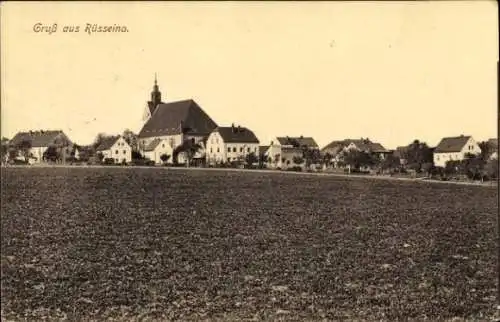 Ak Rüsseina Nossen in Sachsen, Gesamtansicht