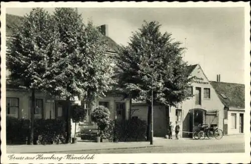 Ak Hamburg Wandsbek, Gasthof und Ausspann, Zollstraße 25