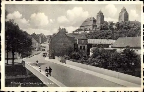 Ak Eilenburg an der Mulde, Leipziger Brücke