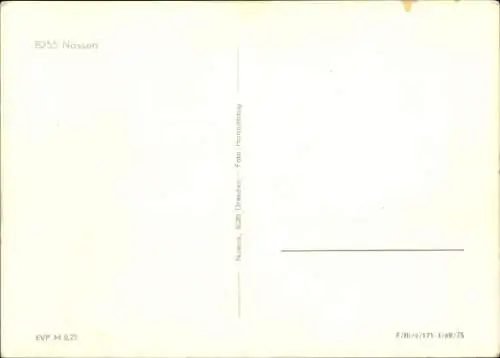 Ak Nossen, Straßenpartie, Turm, Fahrzeuge