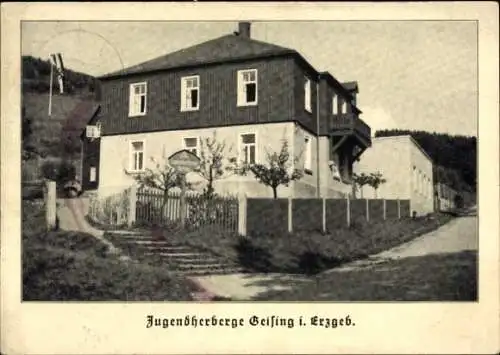 Ak Geising Altenberg im Erzgebirge, Jugendherberge