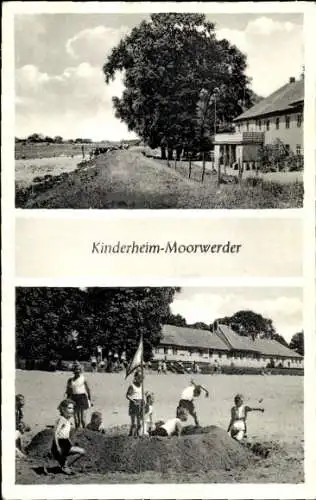 Ak Hamburg Wilhelmsburg Moorwerder, Kinderheim