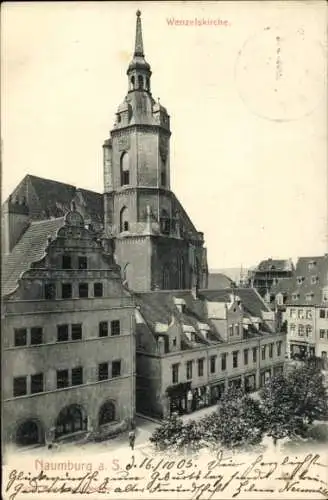 Ak Naumburg an der Saale, Wenzelkirche