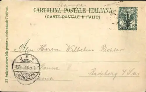 Ak Napoli Neapel Campania, Carozza della funicolare del Vesuvio