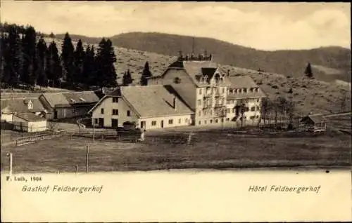 Ak Feldberg im Schwarzwald, Hotel Feldberger Hof